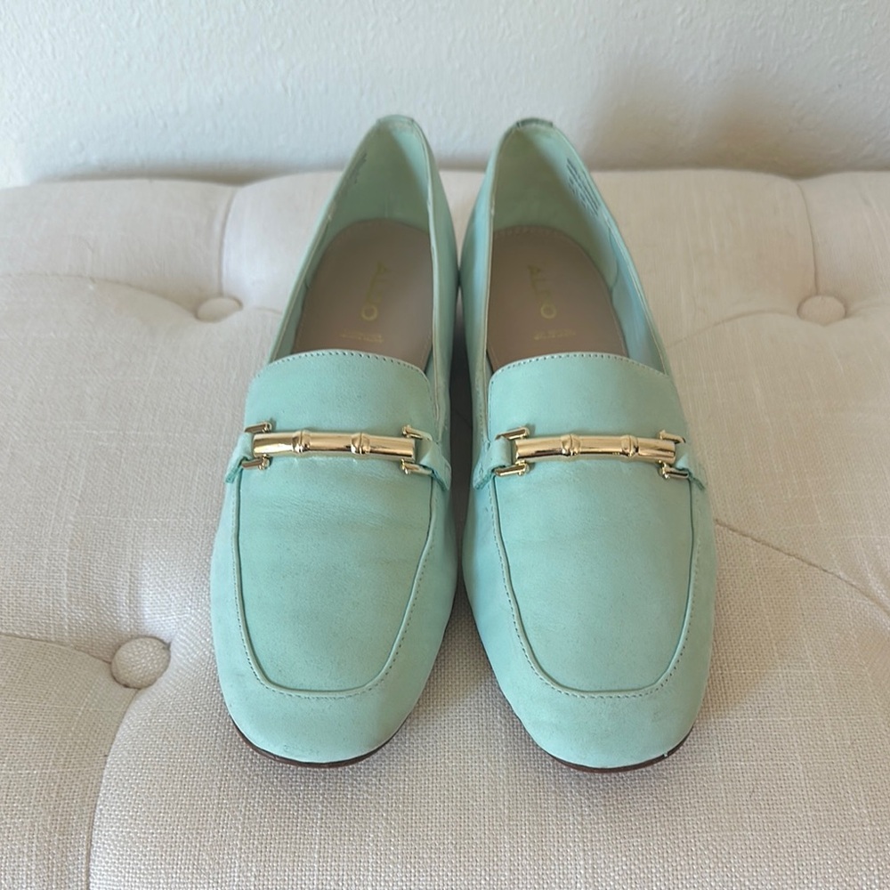 Aldo Summer Green Loafers